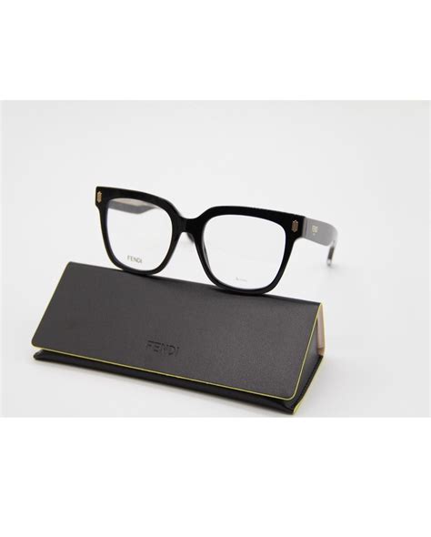 fendi ff 0463|Fendi FF 0463 807 Eyeglasses in Black .